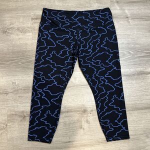 Athleta Elation Train‎ Textured Tight SZ Large EUC